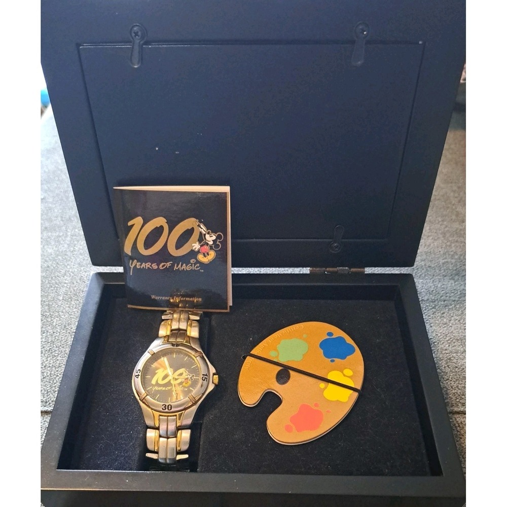 Disney 100Years‎ Of Magic Watch&Original Box.COA MSRP $300. #1838/2000